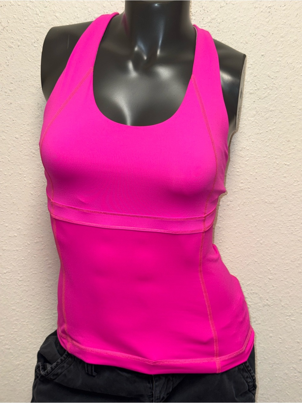 lululemon athletica Hot Pink Racerback Muscle Tank